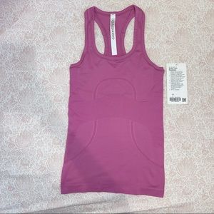 Lululemon Swiftly Tech Racerback Magenta Sz 2 NWT